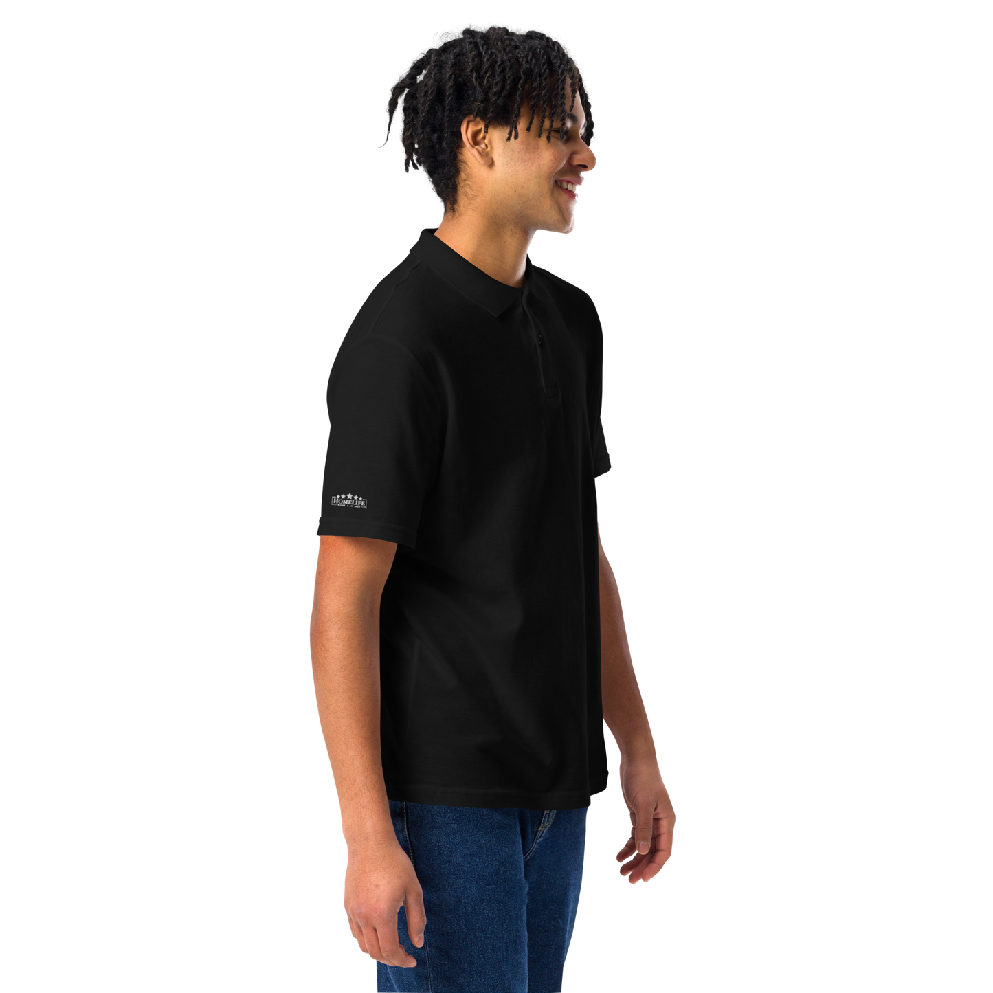 Unisex pique polo shirt